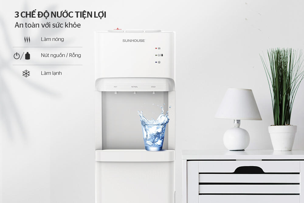 Cây nước nóng lạnh Sunhouse SHD9633